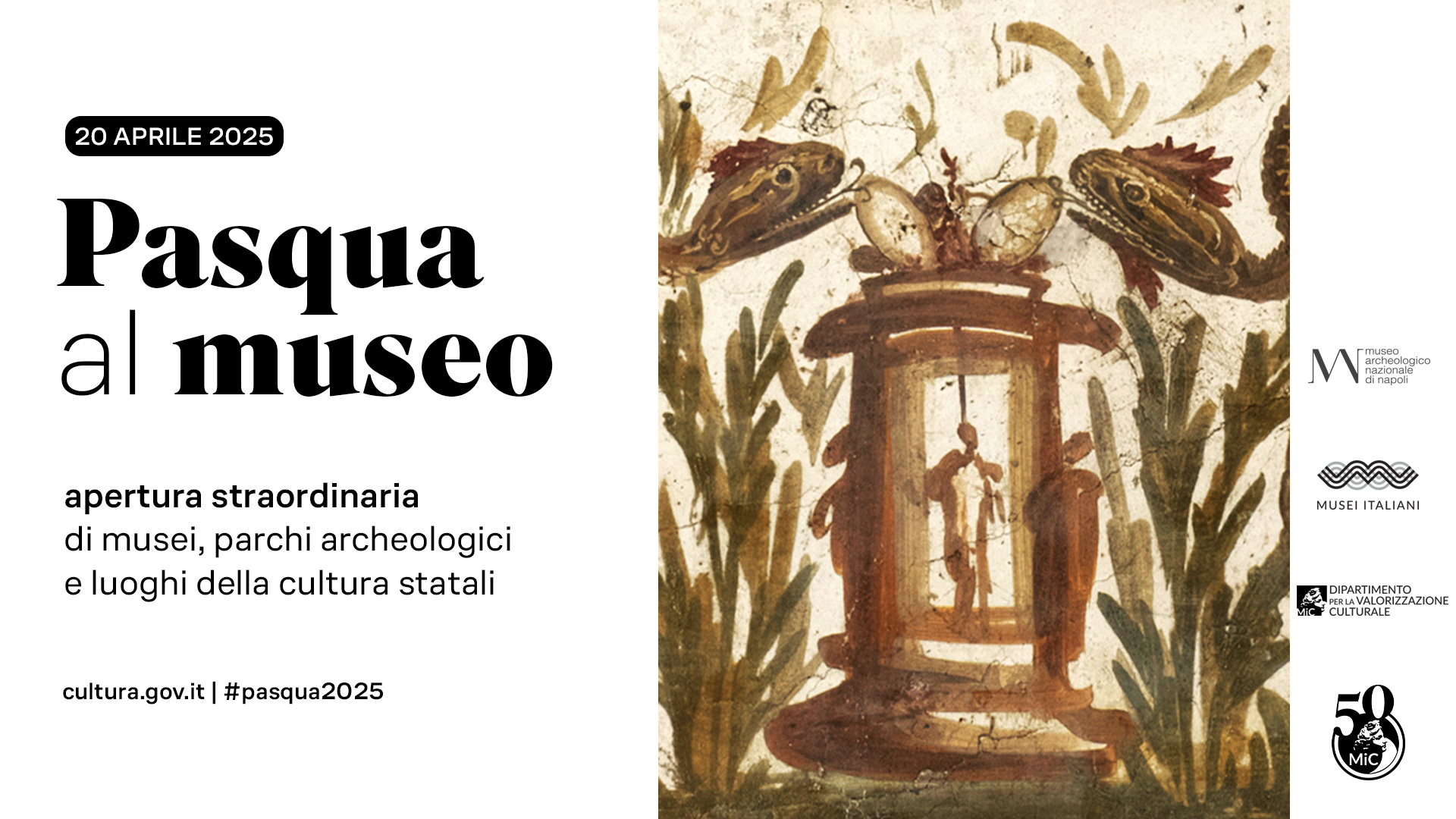 Pasqua al MANN 20 aprile 2025